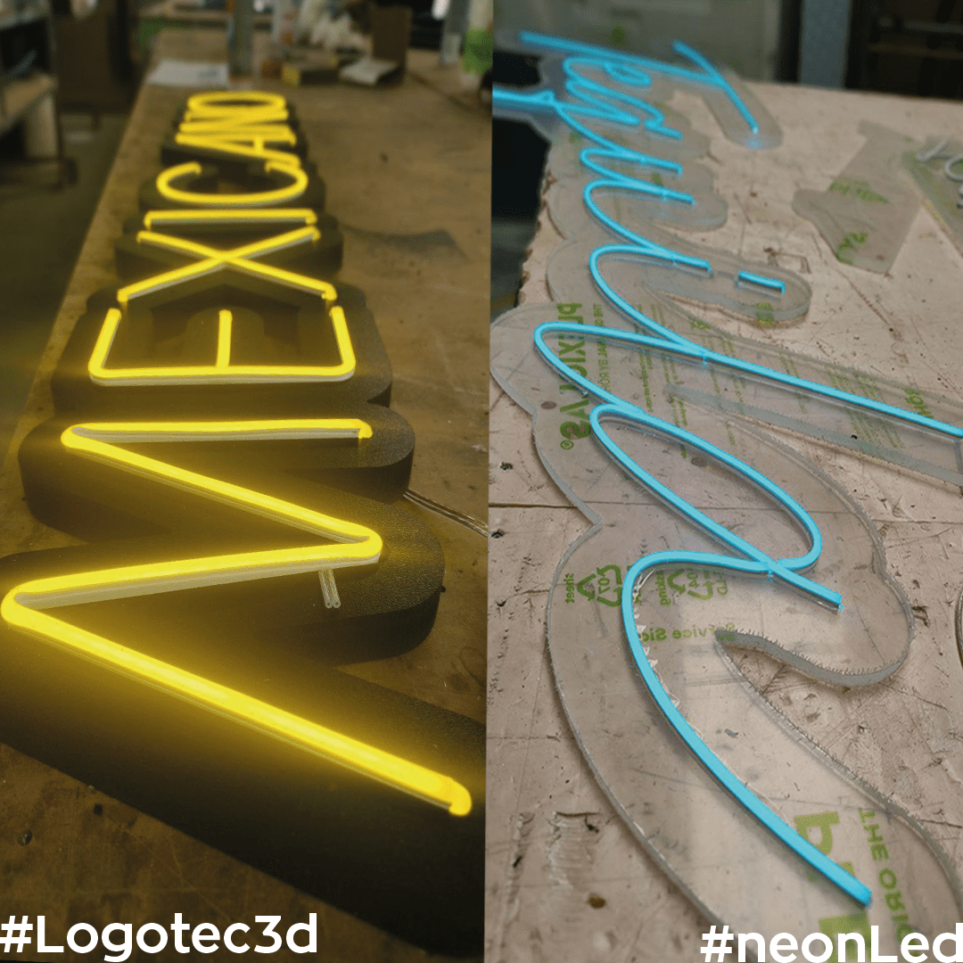 Logotec NeonLed Málaga Tequila