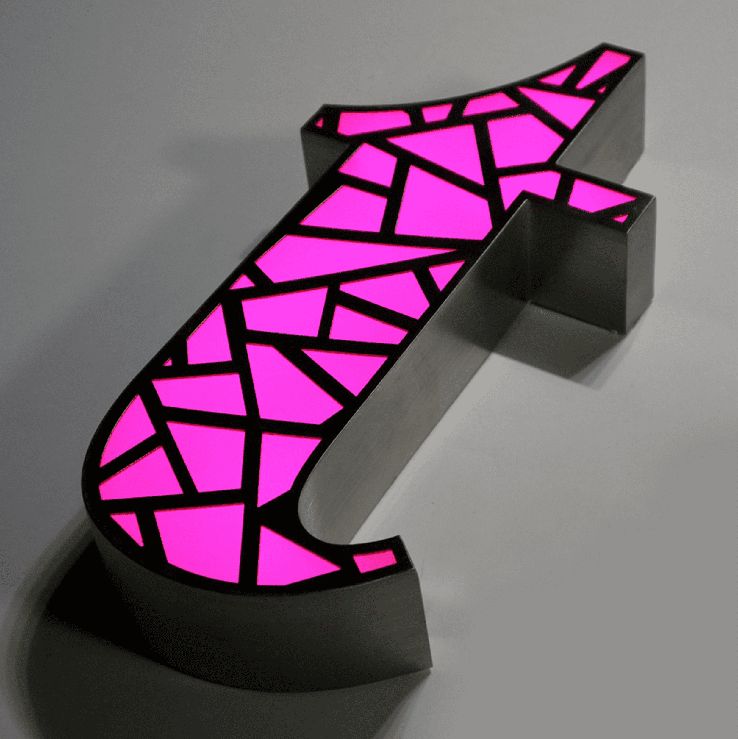 Logotec Letras corpóreas iluminadas